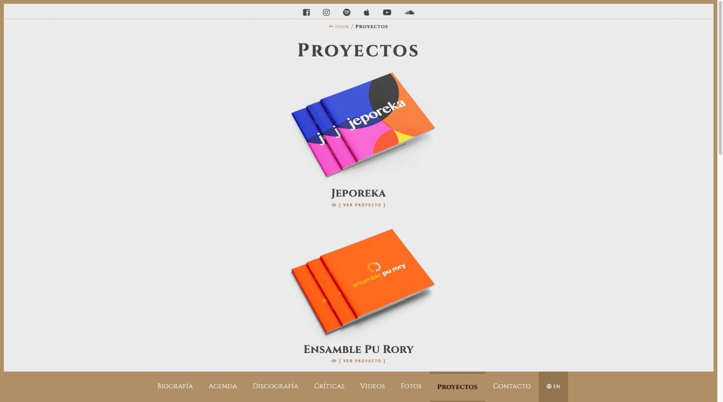 Projects: parallel outreach initiatives, in a 3D book format — Berta Rojas