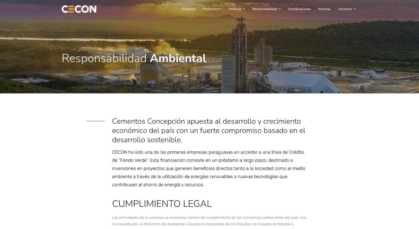 Environmental Responsibility: the 'Green Fund' credit line and legal compliance — CECON