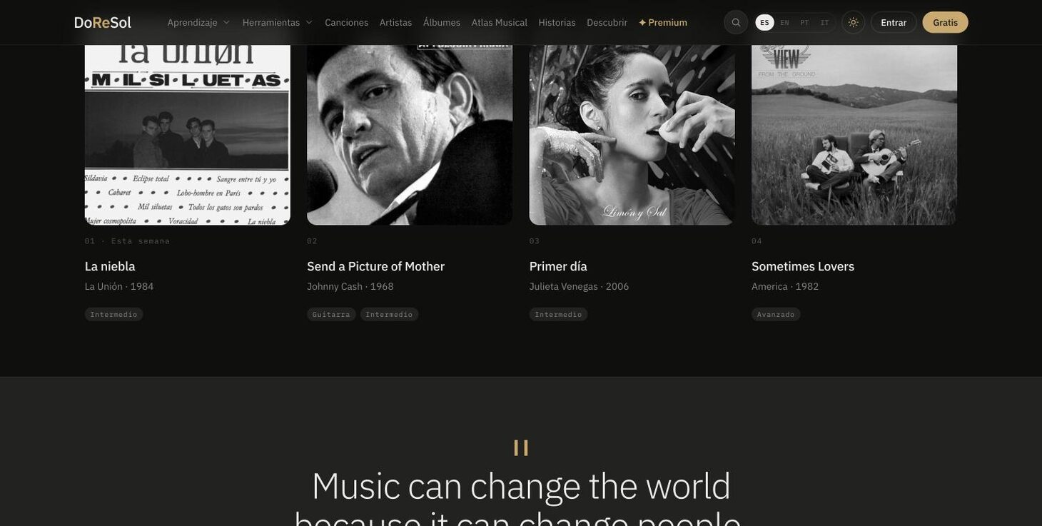 Dark home: songs and quote — DoReSol