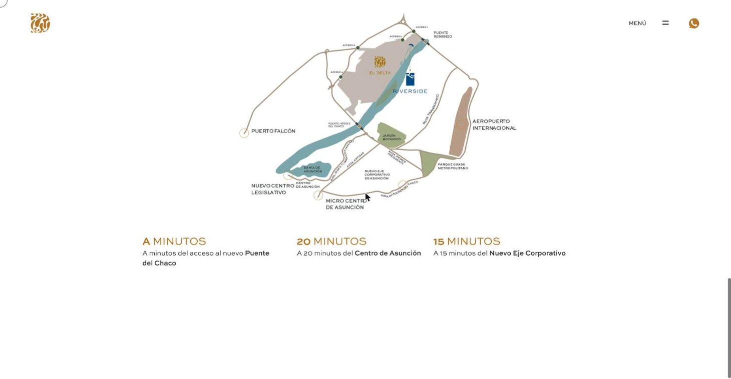 Riverside: the distances that decide the purchase — El Delta