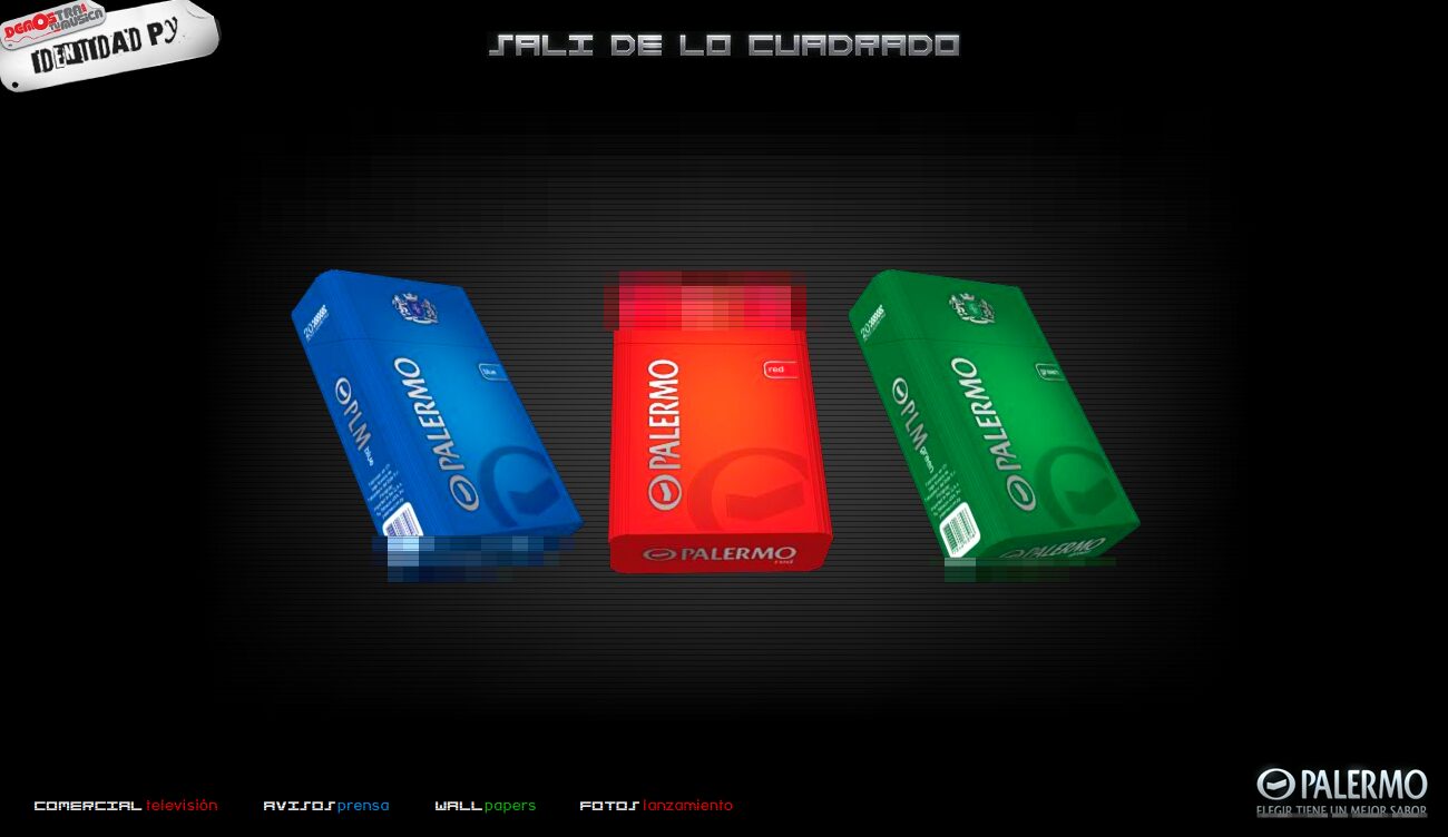 Homepage of the Palermo website