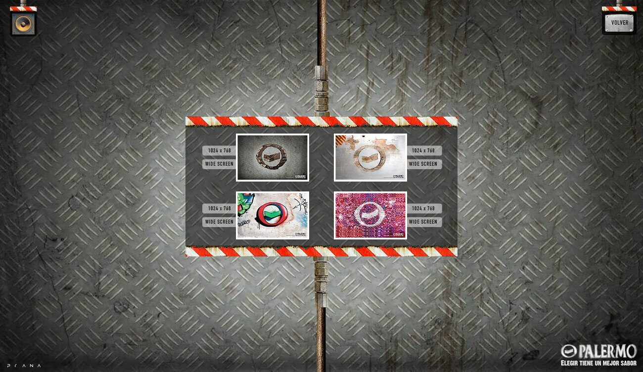 Wallpapers: selection grid in 1024x768 and widescreen — Palermo