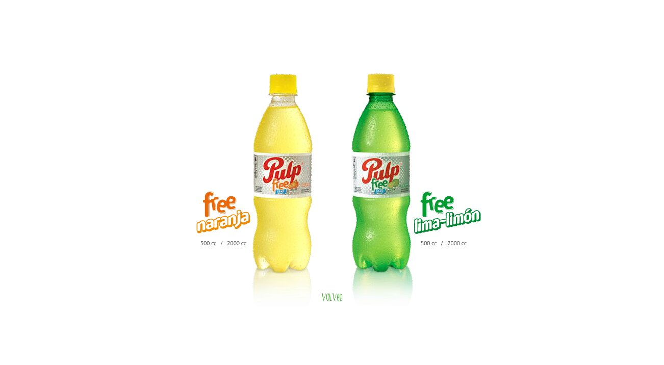 The full Free line: orange and lime-lemon — Pulp Free Lima-Limón