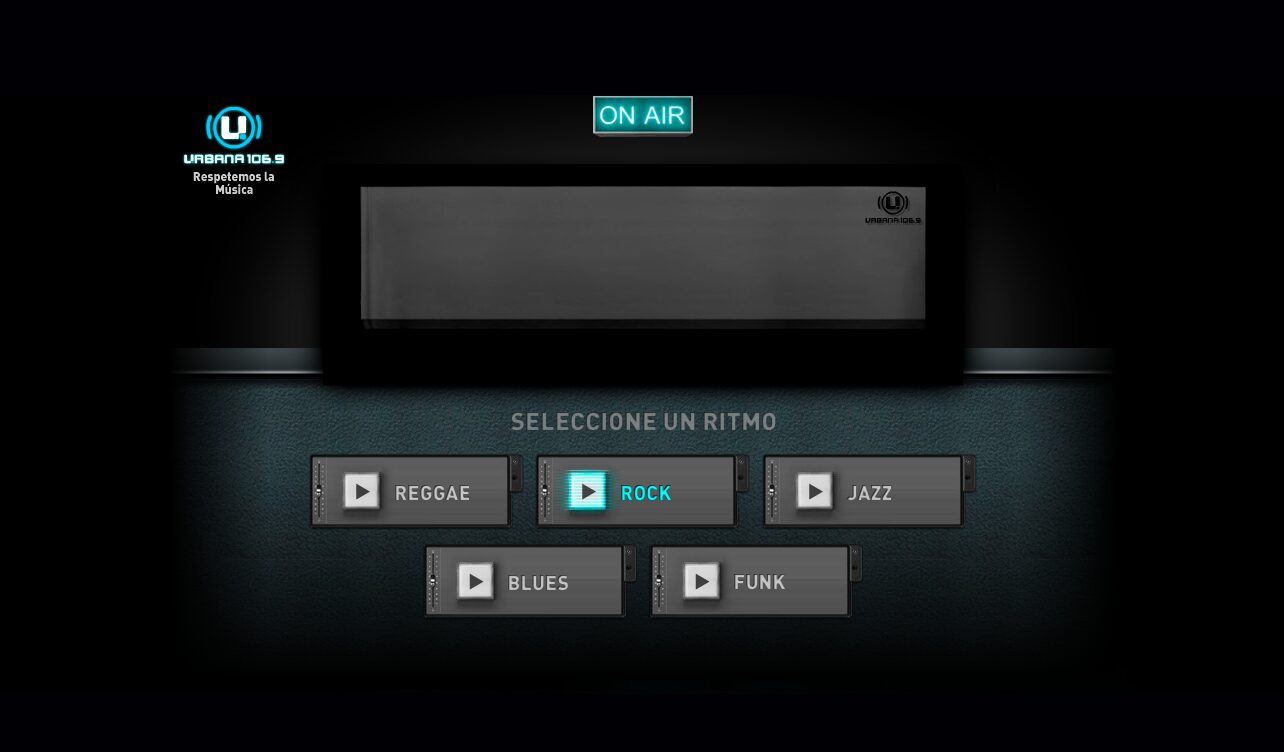 Step 1: pick a rhythm — reggae, rock, jazz, blues or funk — Creá tu Tema
